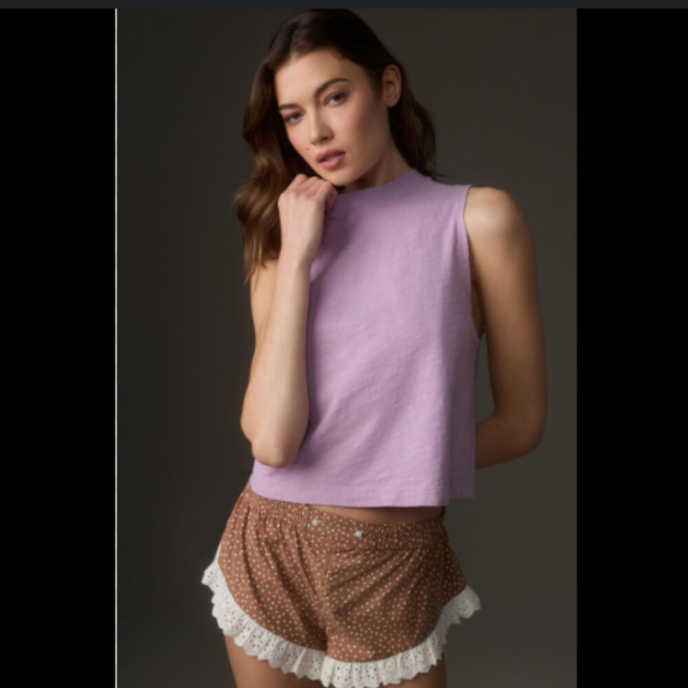 Brand New Pilcro Mock-Neck Trapeze Tank